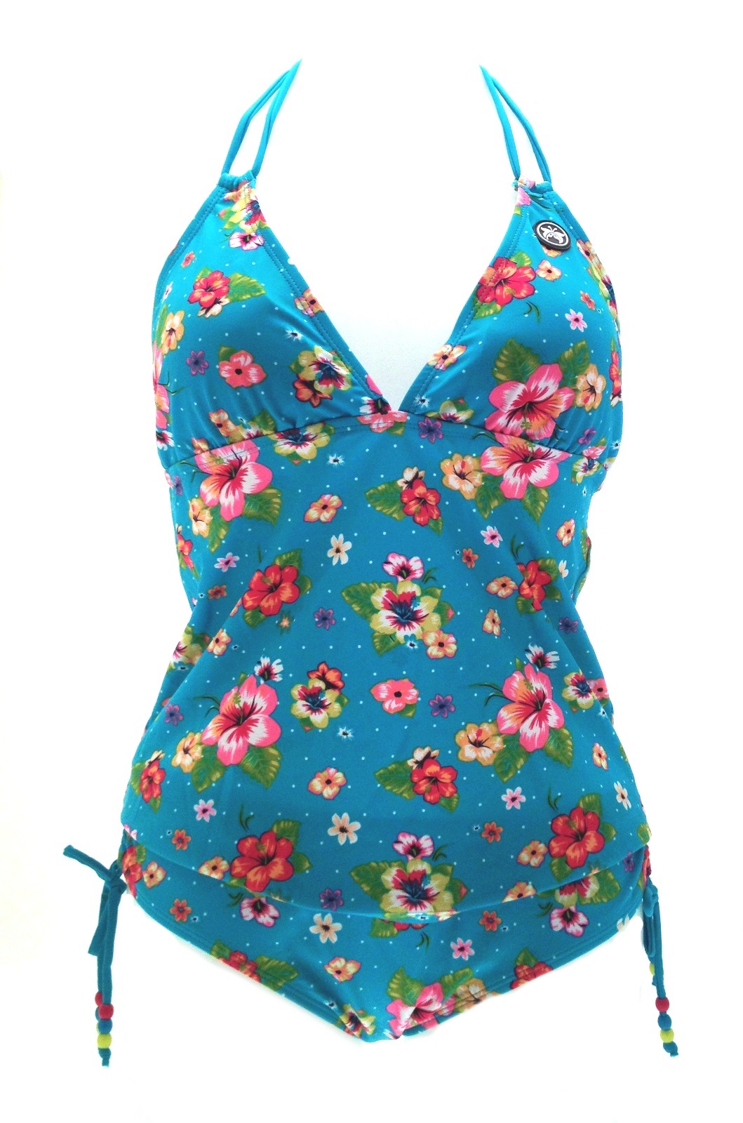 Womens Tankini Set Vest Top + Bottoms Summer Beach Ladies Swimwear Size